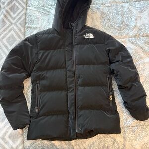 The North Face Black Quilted Insulated Hooded Jacket